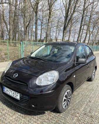 Nissan Micra cena 16300 przebieg: 95000, rok produkcji 2010 z Bytom małe 211